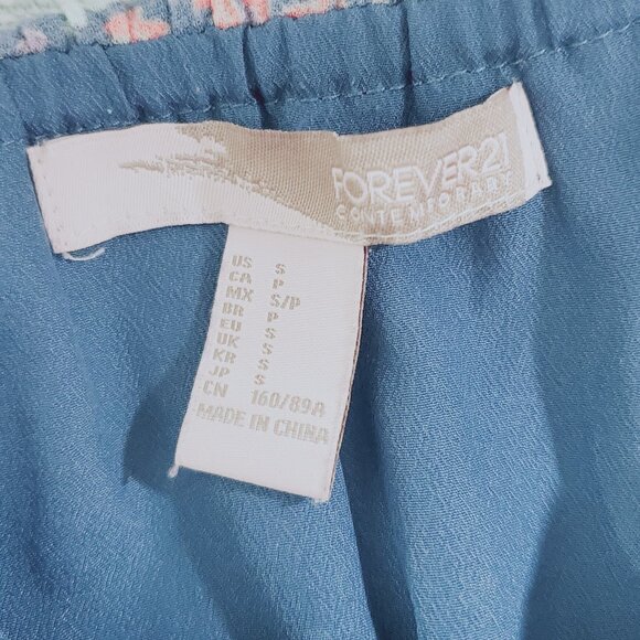 Bohemian Waterfall Floral Paisley Dress- S - Picture 11 of 13